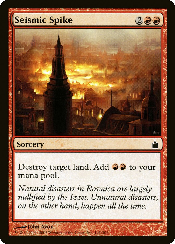 Seismic Spike [Ravnica: City of Guilds] | L.A. Mood Comics and Games