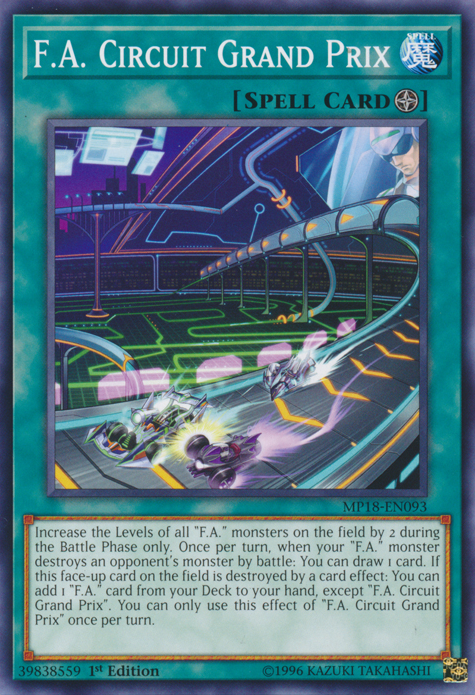 F.A. Circuit Grand Prix [MP18-EN093] Common | L.A. Mood Comics and Games