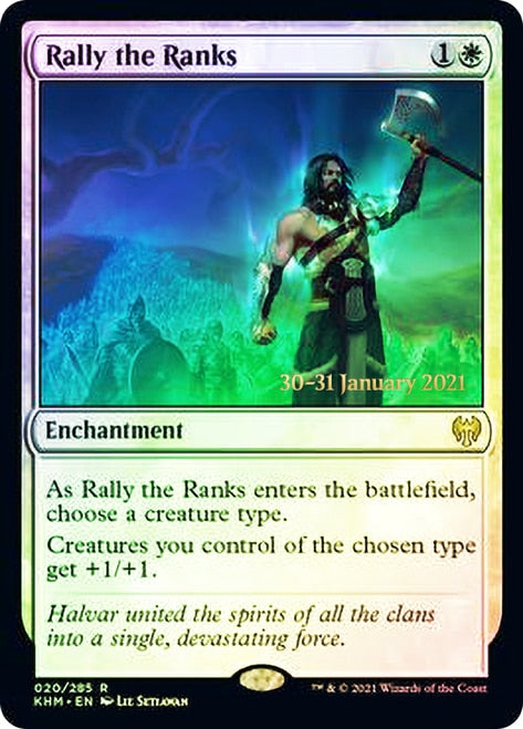 Rally the Ranks [Kaldheim Prerelease Promos] | L.A. Mood Comics and Games