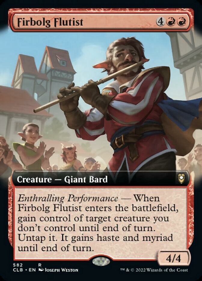 Firbolg Flutist (Extended Art) [Commander Legends: Battle for Baldur's Gate] | L.A. Mood Comics and Games