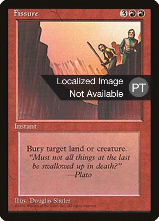Fissure [Fourth Edition (Foreign Black Border)] | L.A. Mood Comics and Games