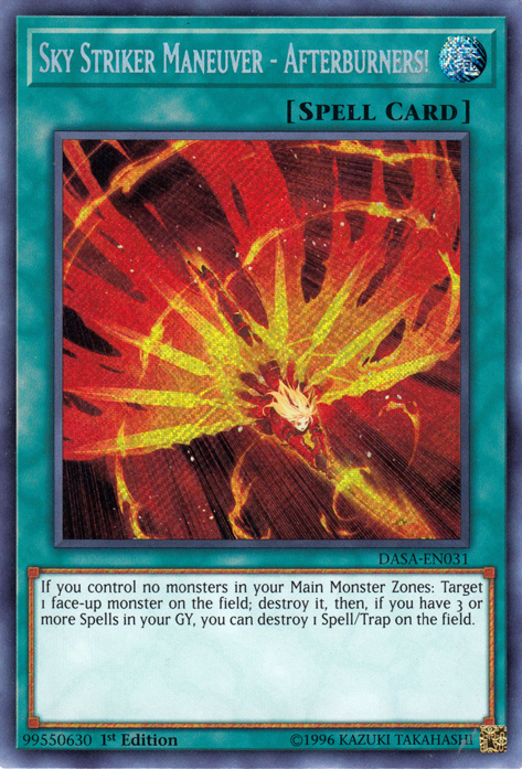 Sky Striker Maneuver - Afterburners! [DASA-EN031] Secret Rare | L.A. Mood Comics and Games