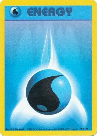 Water Energy (102/102) [Base Set Unlimited] | L.A. Mood Comics and Games