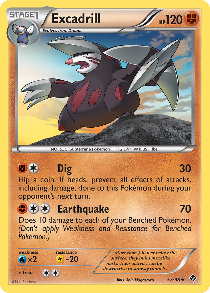 Excadrill (57/98) [Black & White: Emerging Powers] | L.A. Mood Comics and Games