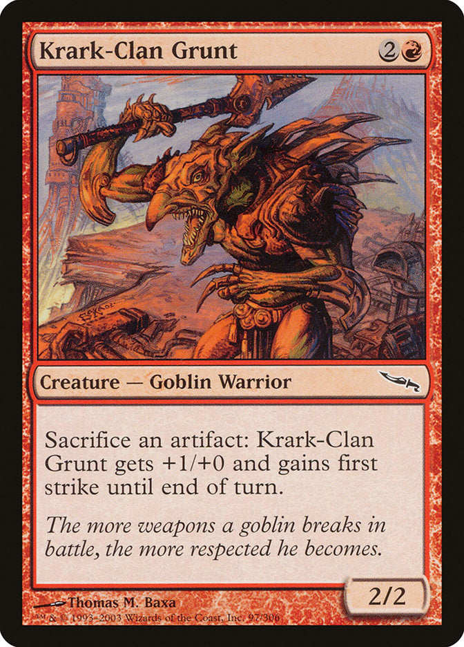 Krark-Clan Grunt [Mirrodin] | L.A. Mood Comics and Games
