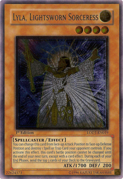 Lyla, Lightsworn Sorceress [LODT-EN019] Ultimate Rare | L.A. Mood Comics and Games