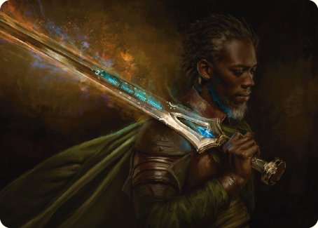 Anduril, Flame of the West Art Card [The Lord of the Rings: Tales of Middle-earth Art Series] | L.A. Mood Comics and Games