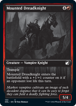 Mounted Dreadknight [Innistrad: Double Feature] | L.A. Mood Comics and Games