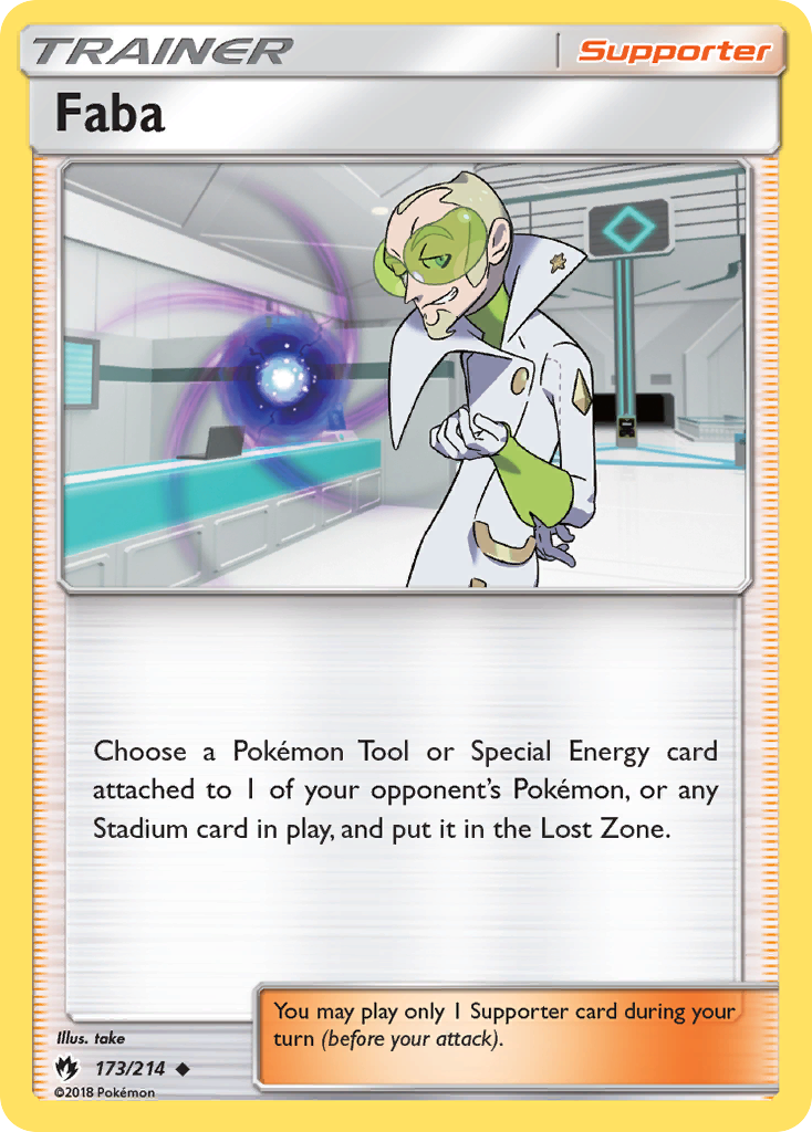 Faba (173/214) [Sun & Moon: Lost Thunder] | L.A. Mood Comics and Games