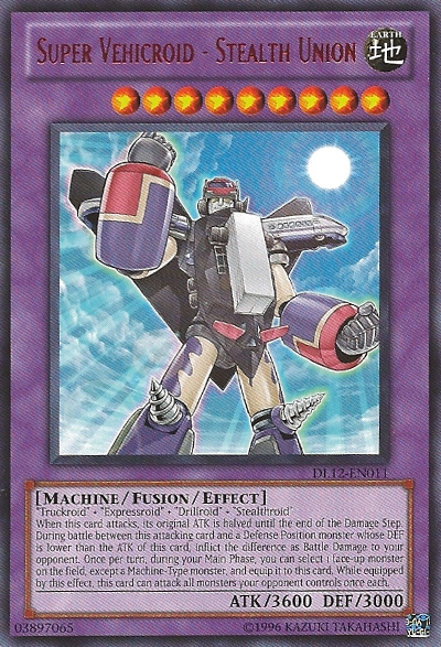 Super Vehicroid - Stealth Union (Red) [DL12-EN011] Rare | L.A. Mood Comics and Games
