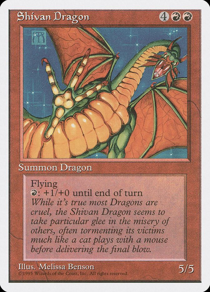 Shivan Dragon [Fourth Edition] | L.A. Mood Comics and Games
