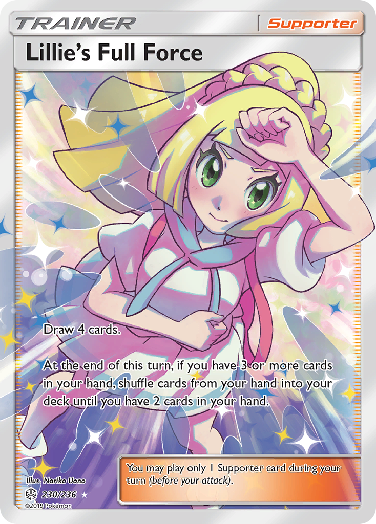 Lillie's Full Force (230/236) [Sun & Moon: Cosmic Eclipse] | L.A. Mood Comics and Games