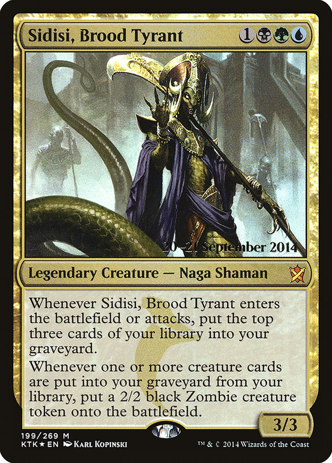 Sidisi, Brood Tyrant [Khans of Tarkir Prerelease Promos] | L.A. Mood Comics and Games