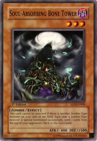 Soul-Absorbing Bone Tower [SD2-EN009] Common | L.A. Mood Comics and Games