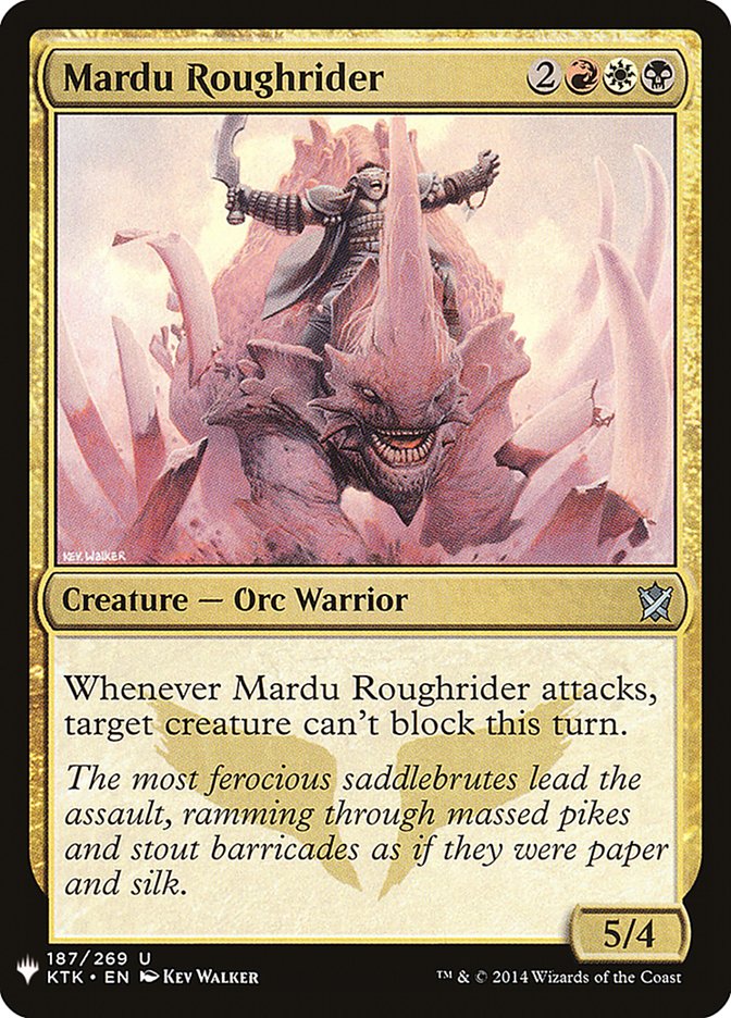 Mardu Roughrider [Mystery Booster] | L.A. Mood Comics and Games