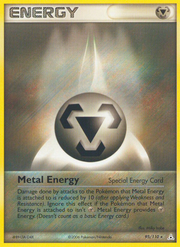 Metal Energy (95/110) [EX: Holon Phantoms] | L.A. Mood Comics and Games