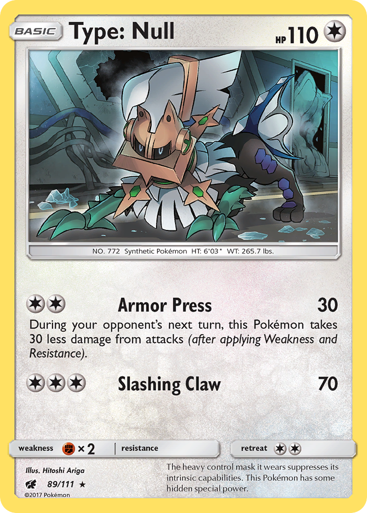 Type: Null (89/111) [Sun & Moon: Crimson Invasion] | L.A. Mood Comics and Games