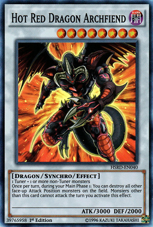 Hot Red Dragon Archfiend [HSRD-EN040] Super Rare | L.A. Mood Comics and Games