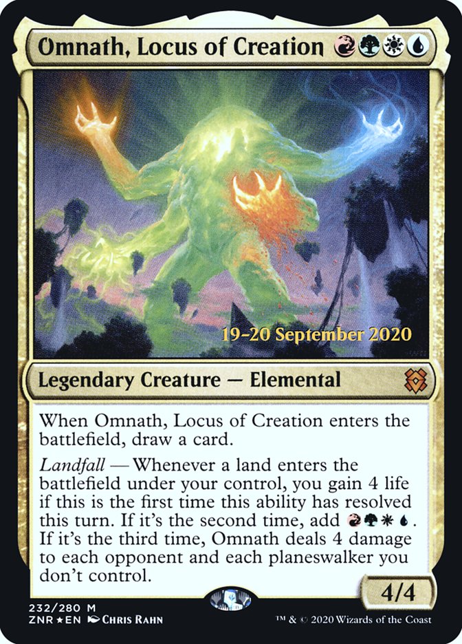 Omnath, Locus of Creation [Zendikar Rising Prerelease Promos] | L.A. Mood Comics and Games