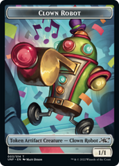 Clown Robot (003) // Storm Crow Double-Sided Token [Unfinity Tokens] | L.A. Mood Comics and Games