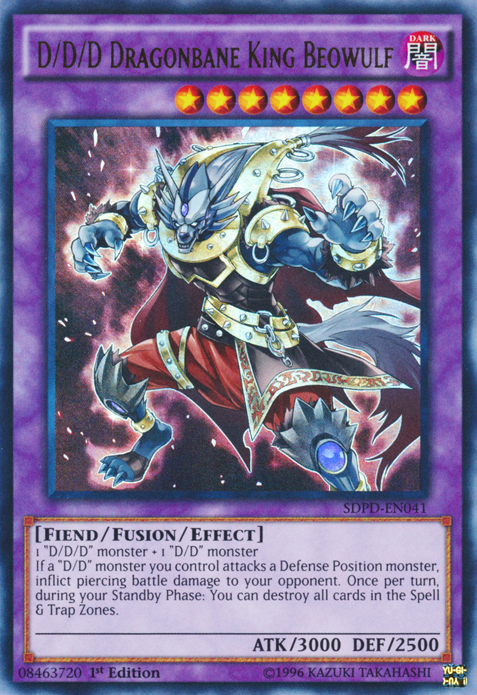 D/D/D Dragonbane King Beowulf [SDPD-EN041] Ultra Rare | L.A. Mood Comics and Games