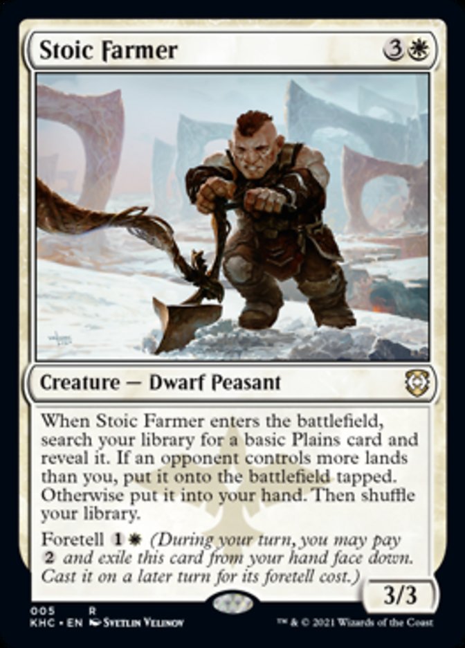 Stoic Farmer [Kaldheim Commander] | L.A. Mood Comics and Games