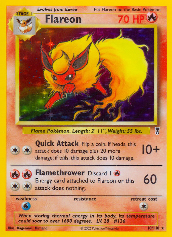 Flareon (10/110) [Legendary Collection] | L.A. Mood Comics and Games