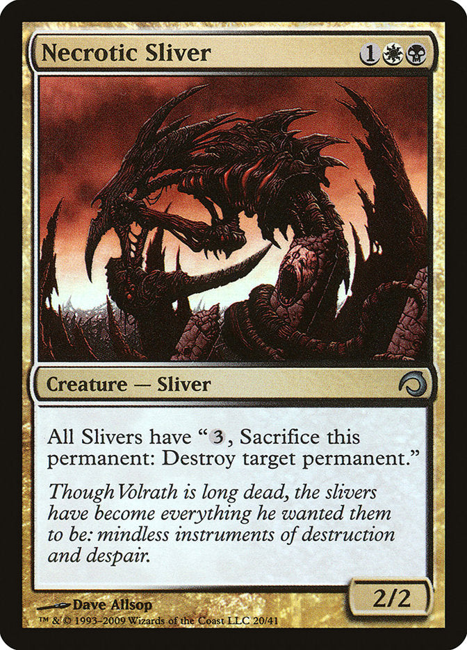 Necrotic Sliver [Premium Deck Series: Slivers] | L.A. Mood Comics and Games