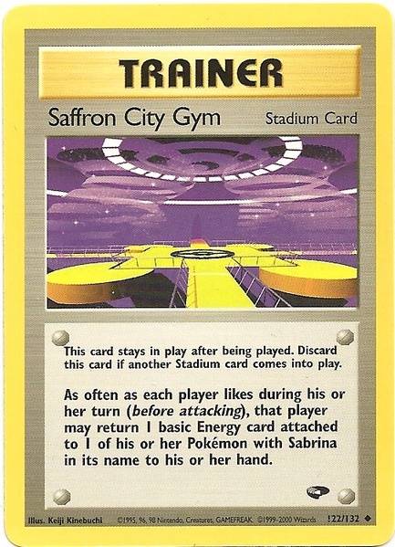 Saffron City Gym (122/132) [Gym Challenge Unlimited] | L.A. Mood Comics and Games