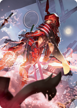 Peerless Samurai Art Card [Kamigawa: Neon Dynasty Art Series] | L.A. Mood Comics and Games