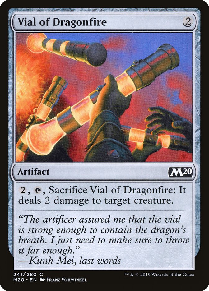 Vial of Dragonfire [Core Set 2020] | L.A. Mood Comics and Games