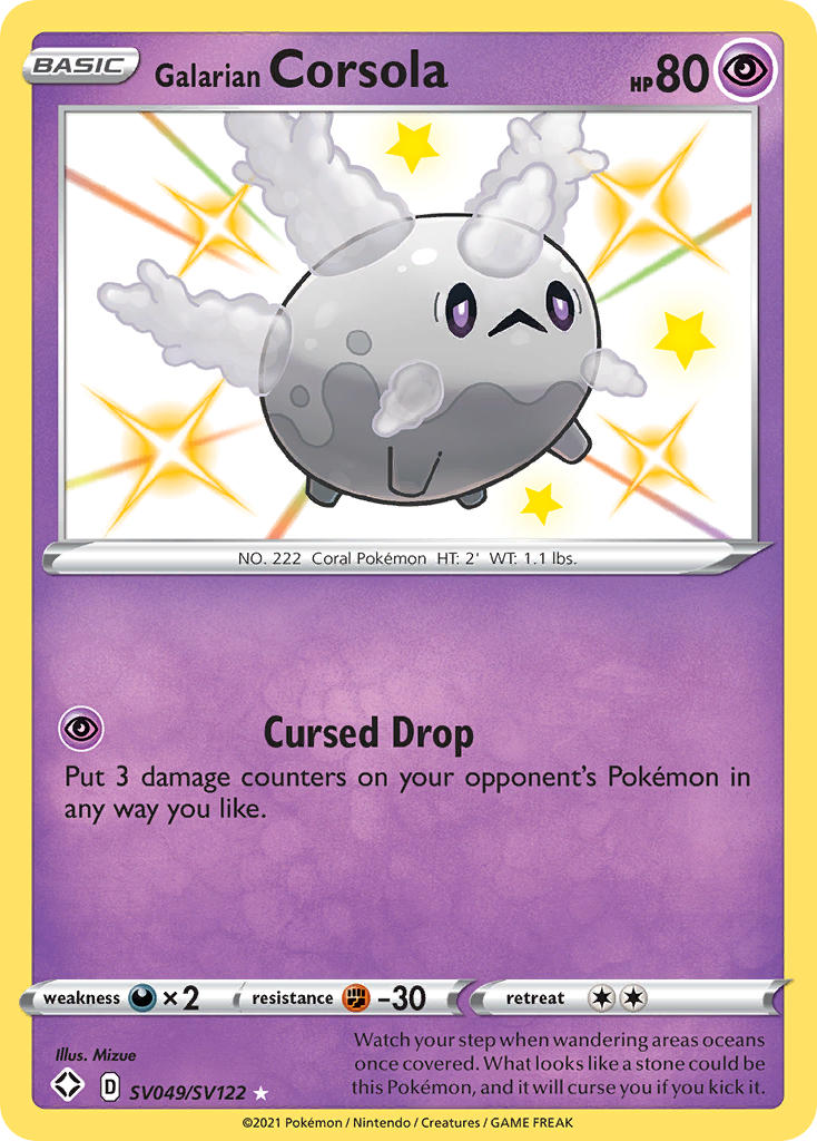 Galarian Corsola (SV049/SV122) [Sword & Shield: Shining Fates] | L.A. Mood Comics and Games