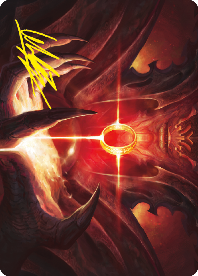 Sol Ring Art Card (Gold-Stamped Signature) [The Lord of the Rings: Tales of Middle-earth Art Series] | L.A. Mood Comics and Games
