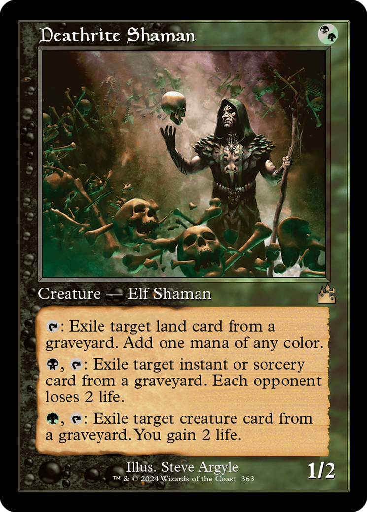 Deathrite Shaman (Retro Frame) [Ravnica Remastered] | L.A. Mood Comics and Games