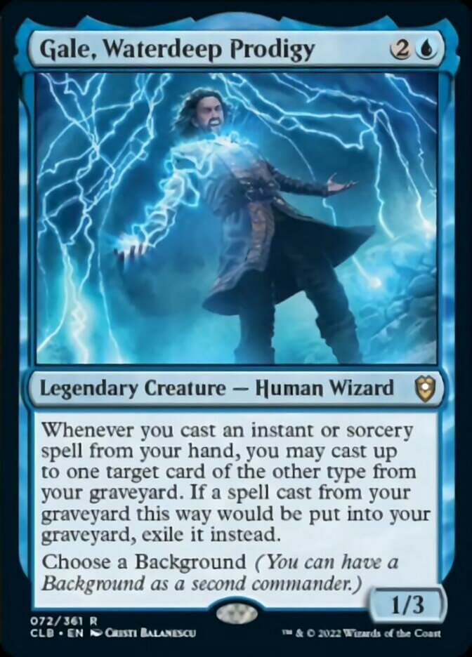 Gale, Waterdeep Prodigy [Commander Legends: Battle for Baldur's Gate] | L.A. Mood Comics and Games