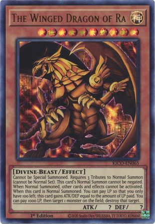 The Winged Dragon of Ra (Ultra Pharaoh's Rare) [KICO-EN065] Ultra Pharaoh's Rare | L.A. Mood Comics and Games