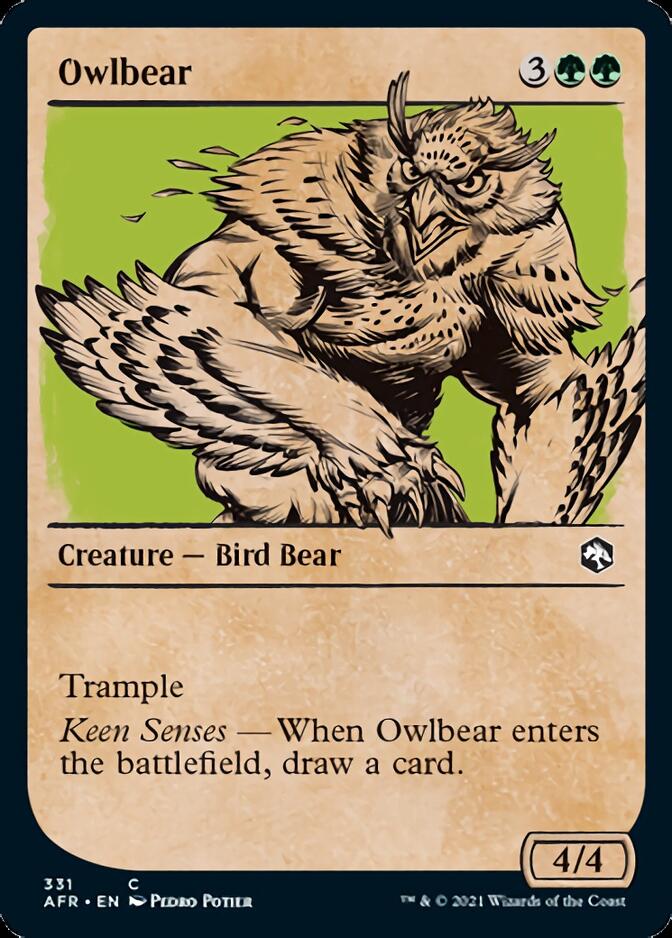 Owlbear (Showcase) [Dungeons & Dragons: Adventures in the Forgotten Realms] | L.A. Mood Comics and Games