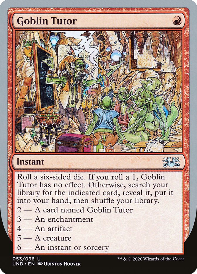 Goblin Tutor [Unsanctioned] | L.A. Mood Comics and Games