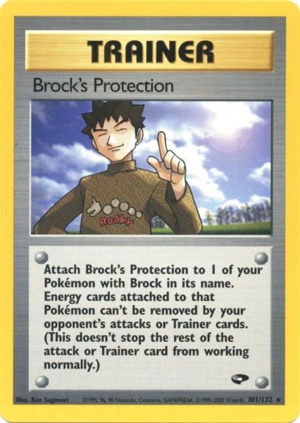 Brock's Protection (101/132) [Gym Challenge Unlimited] | L.A. Mood Comics and Games