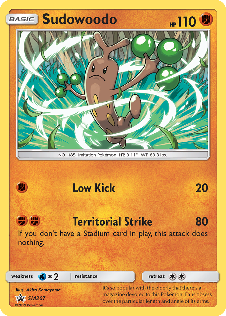 Sudowoodo (SM207) [Sun & Moon: Black Star Promos] | L.A. Mood Comics and Games