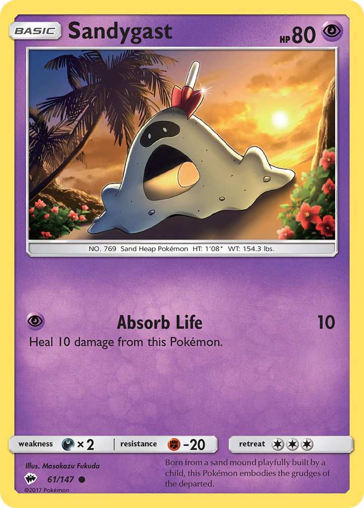 Sandygast (61/147) [Sun & Moon: Burning Shadows] | L.A. Mood Comics and Games