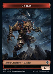 Saproling // Goblin Double-Sided Token [Dominaria United Tokens] | L.A. Mood Comics and Games