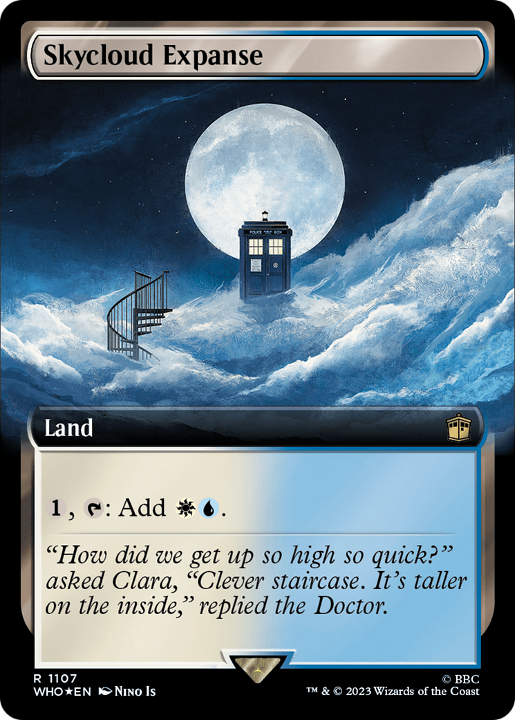 Skycloud Expanse (Extended Art) (Surge Foil) [Doctor Who] | L.A. Mood Comics and Games