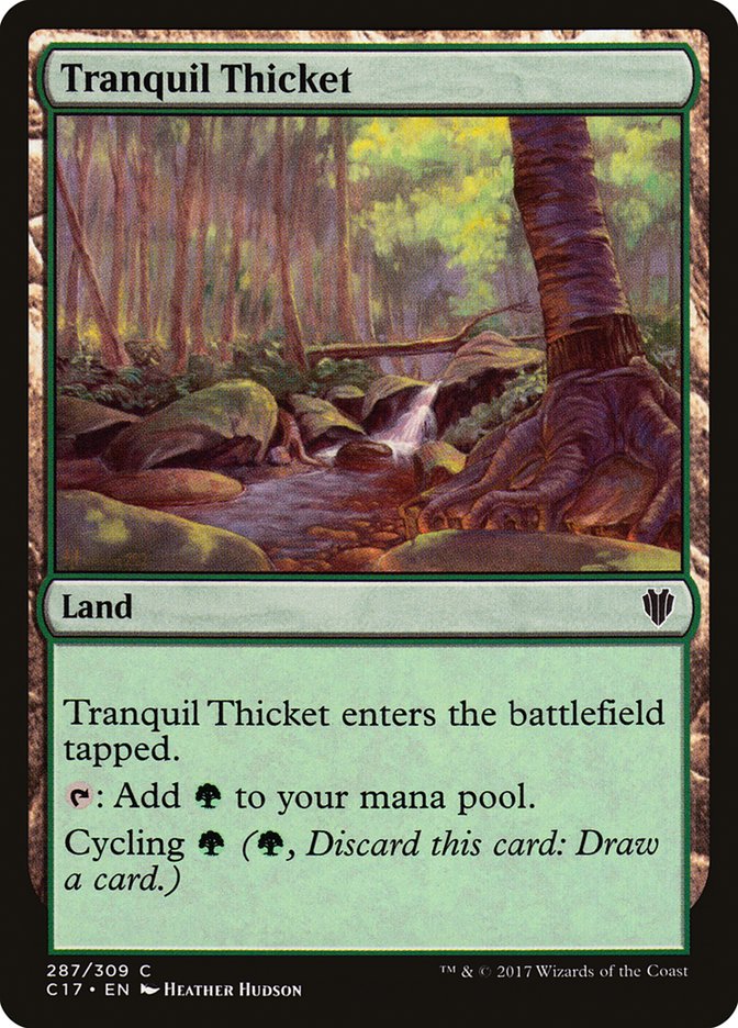 Tranquil Thicket [Commander 2017] | L.A. Mood Comics and Games