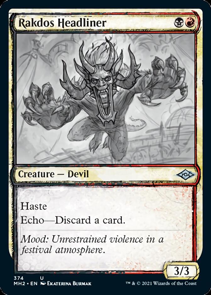 Rakdos Headliner (Sketch) [Modern Horizons 2] | L.A. Mood Comics and Games