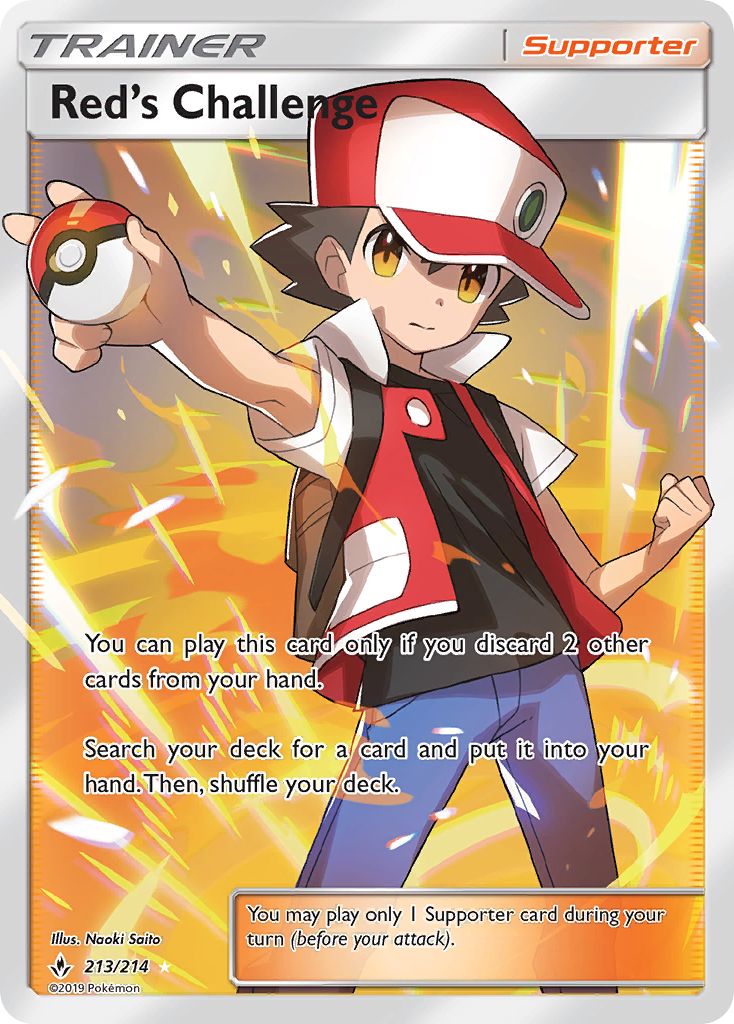 Red's Challenge (213/214) [Sun & Moon: Unbroken Bonds] | L.A. Mood Comics and Games