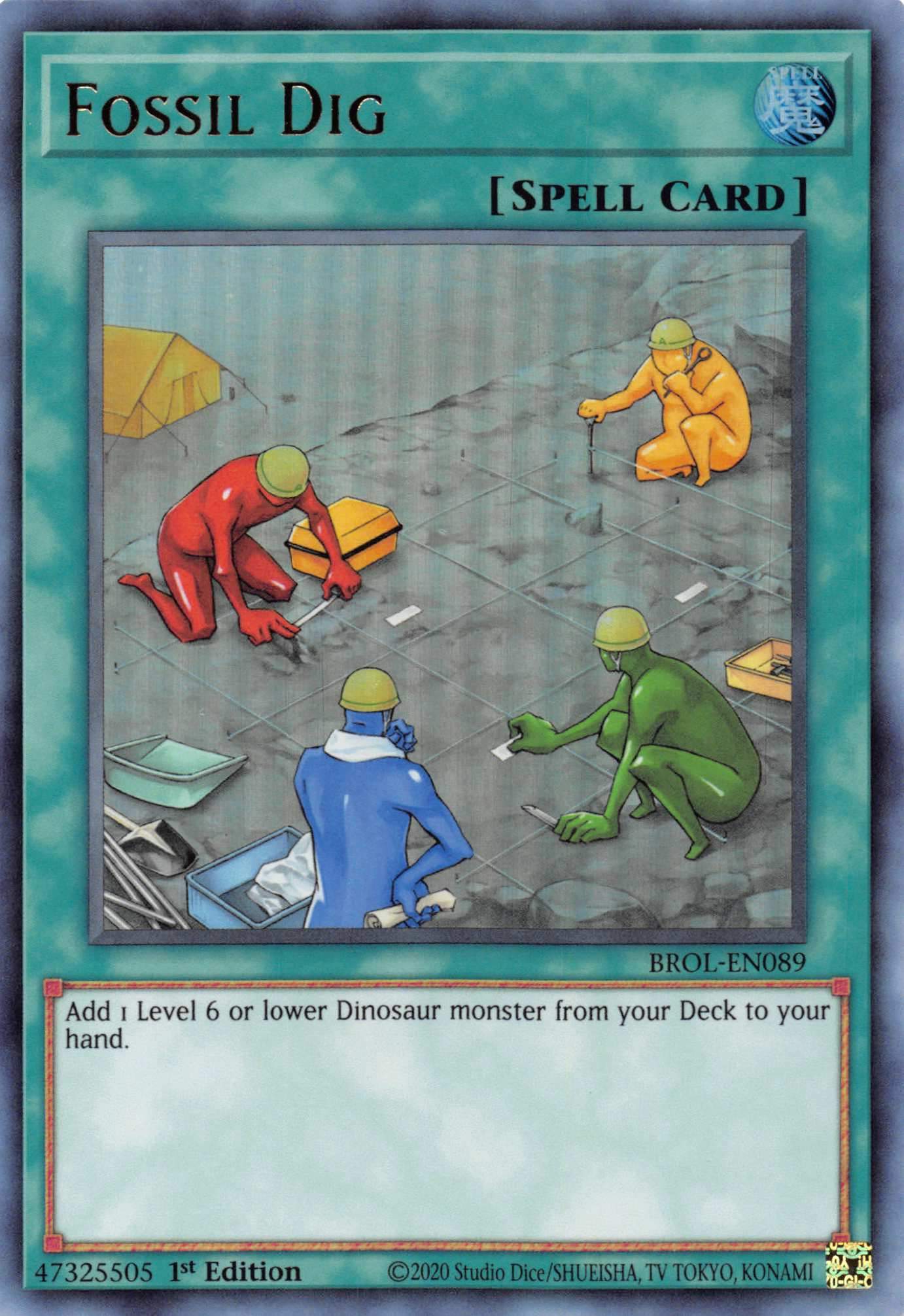 Fossil Dig [BROL-EN089] Ultra Rare | L.A. Mood Comics and Games