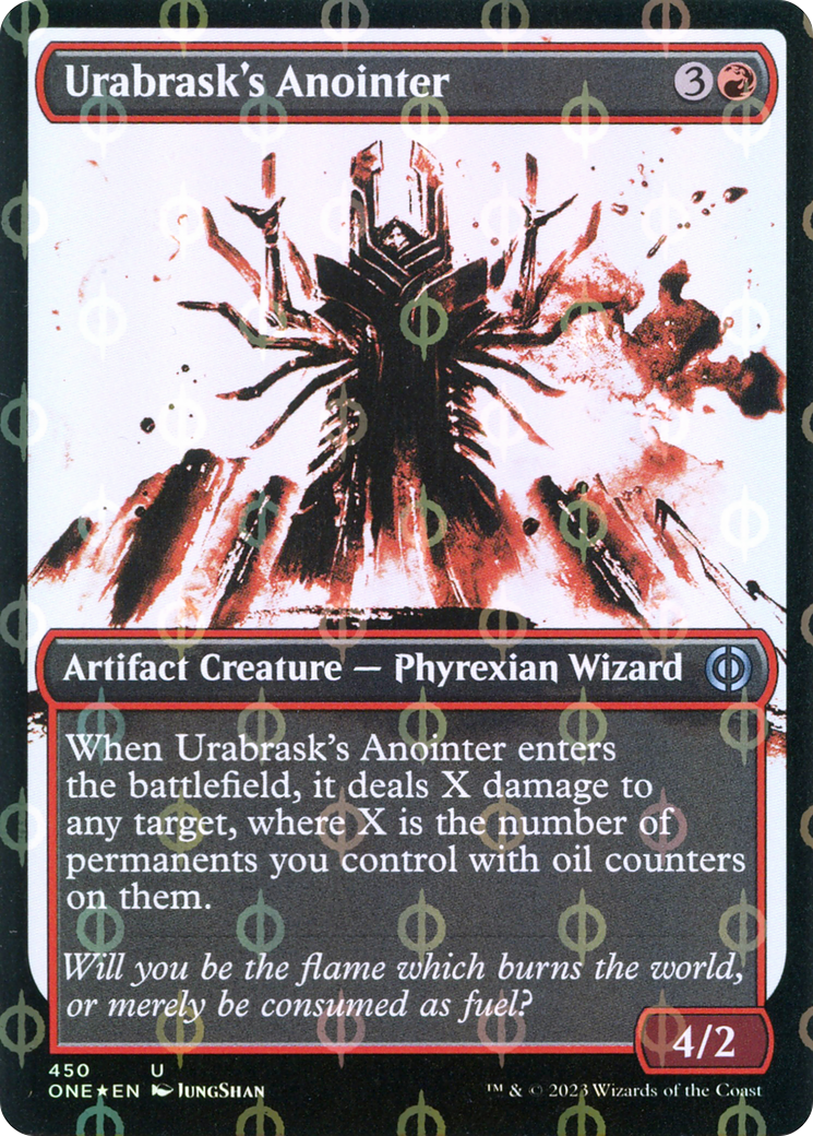 Urabrask's Anointer (Showcase Ichor Step-and-Compleat Foil) [Phyrexia: All Will Be One] | L.A. Mood Comics and Games