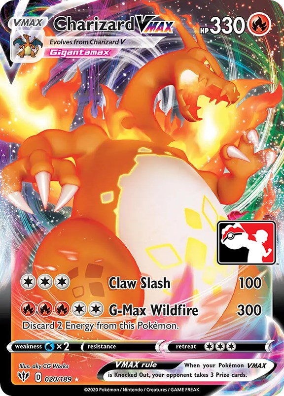Charizard VMAX (020/189) [Prize Pack Series One] | L.A. Mood Comics and Games
