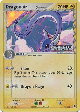 Dragonair (41/113) (Delta Species) (Stamped) [EX: Delta Species] | L.A. Mood Comics and Games